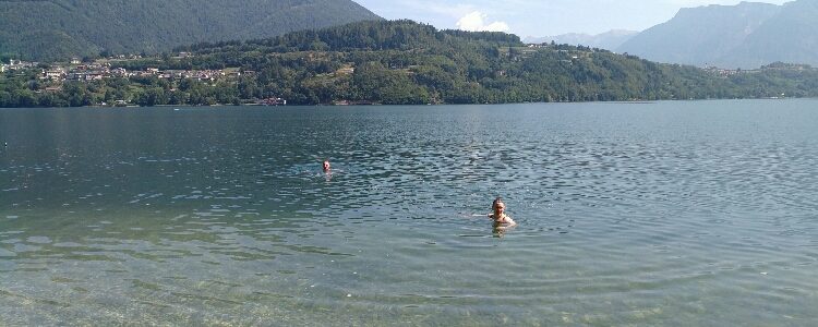 Erfrischendes Bad im Caldonazzosee