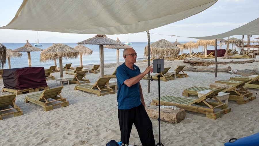 Qigong wieder am Strand