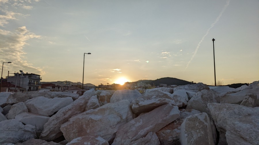 Sonnenaufgang bei Thassos