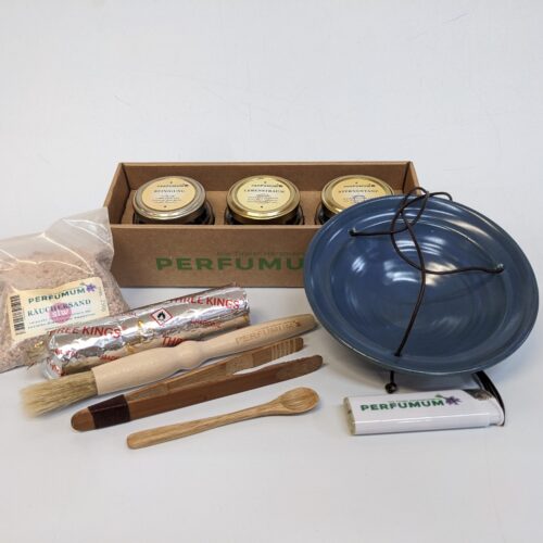 Komfortset mit blauer Schale